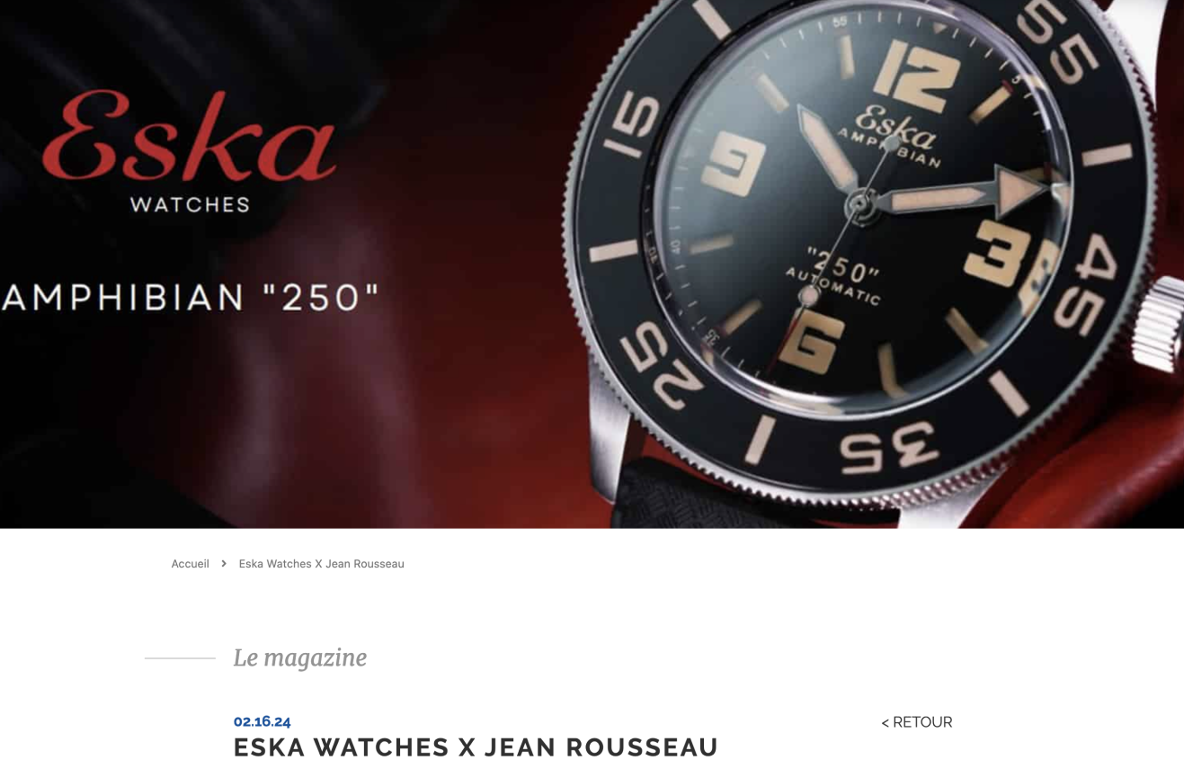 Eska Watches X Jean Rousseau