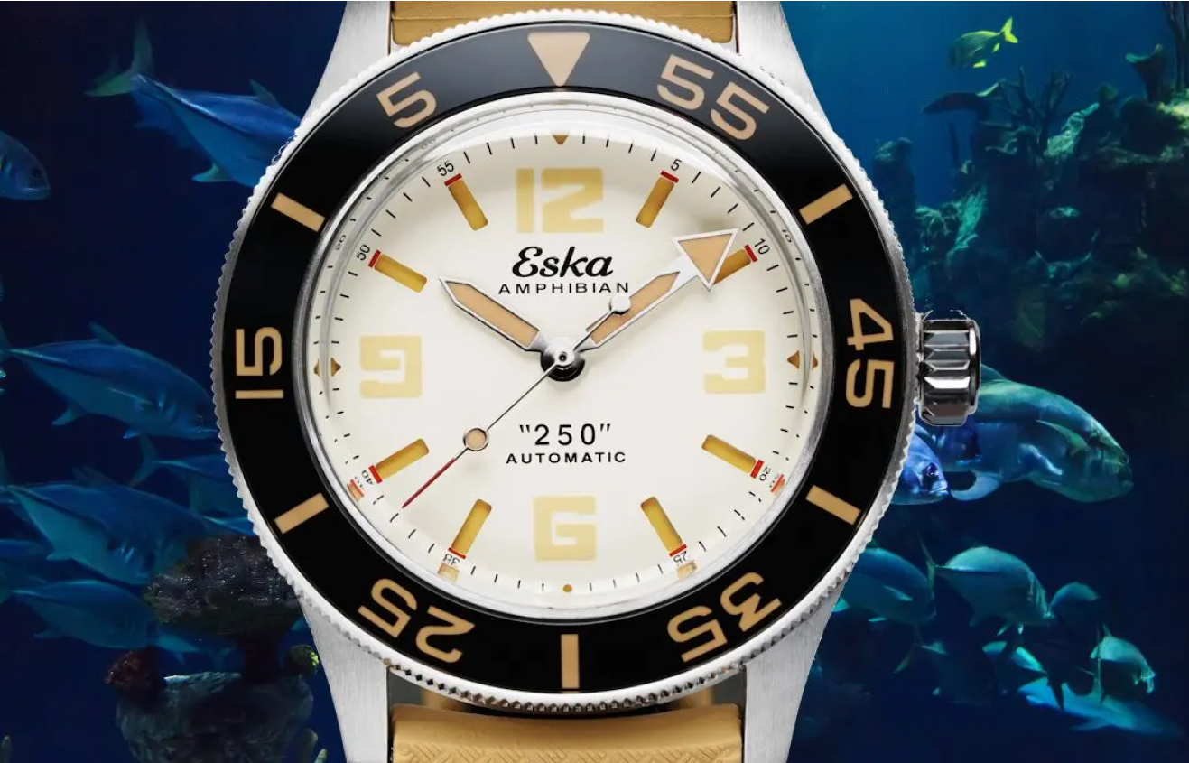 Eska Amphibian 250 White Shark: the retro diving watch that’s causing a sensation in 2024