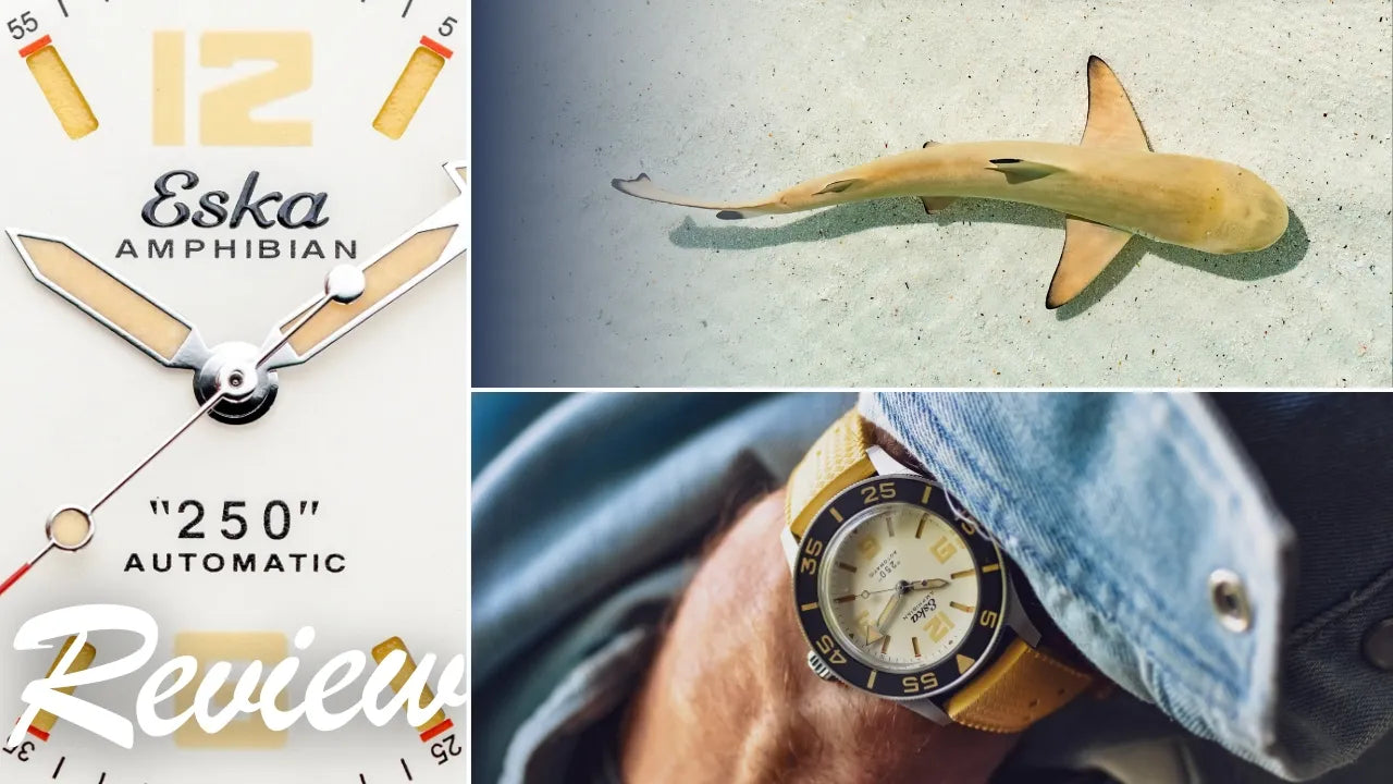 We received the NEW ESKA WATCH: And you're going to LOVE IT. UNBOXING | Eska White Shark