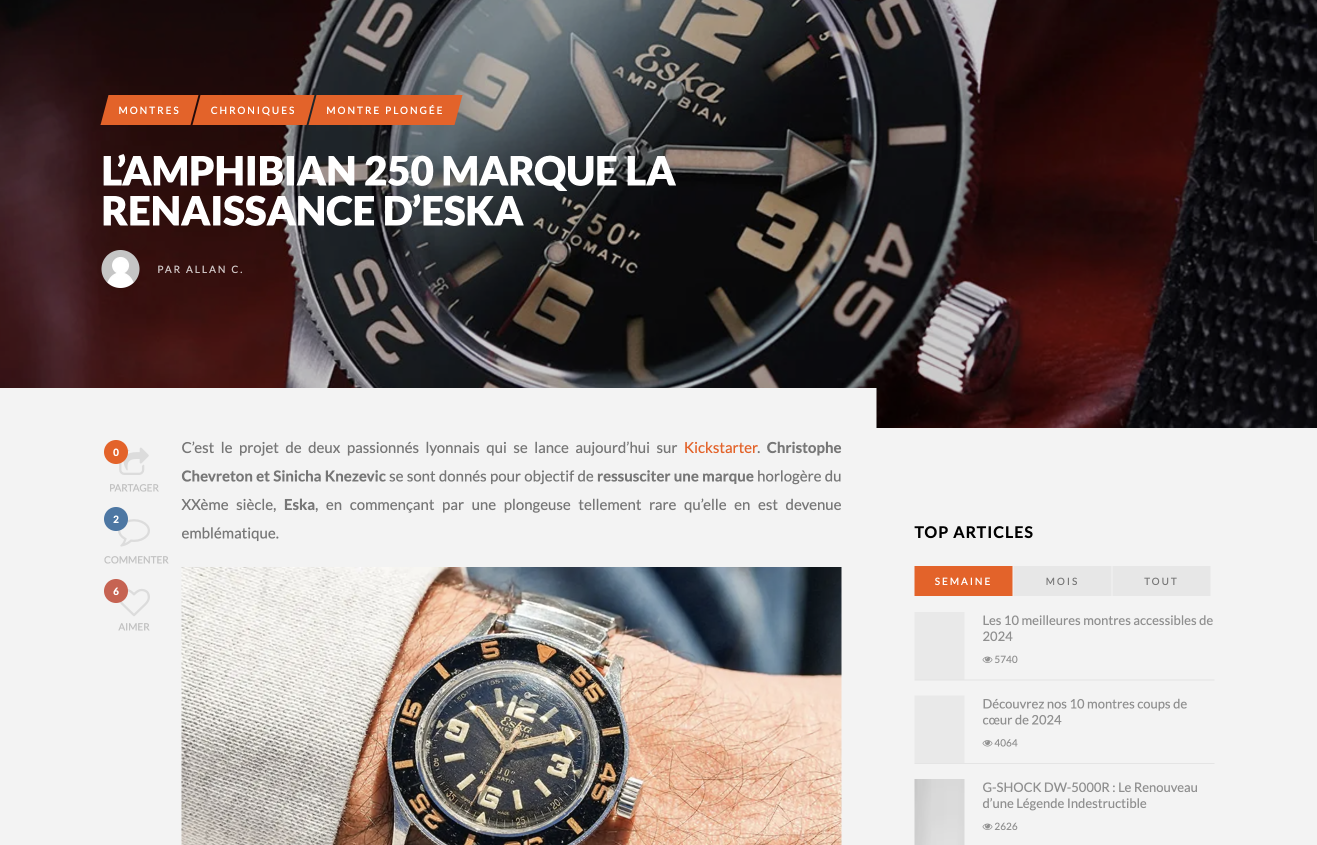 The Amphibian 250 marks the rebirth of Eska