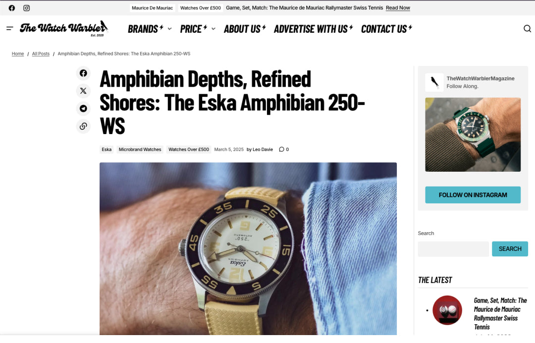 Amphibian Depths, Refined Shores: The Eska Amphibian 250-WS