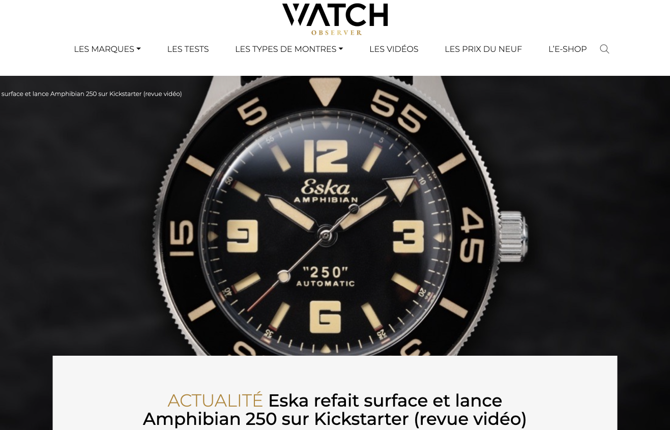 Eska Resurfaces and Launches Amphibian 250 on Kickstarter (Video Review)