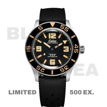 Plongeuse Automatique Eska  Amphibian 250 KickStarter Série Limitée Black Sea - 500 exemplaires